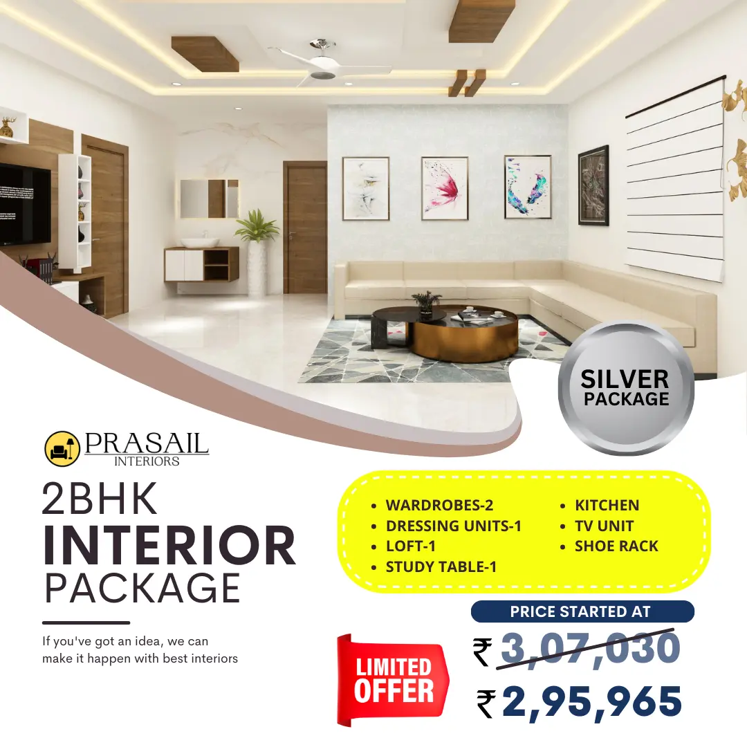 2bhk interior design packages in hyderabad